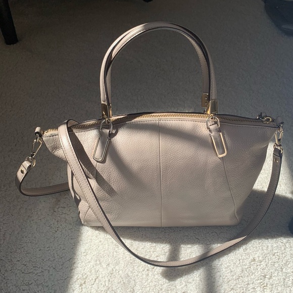 Coach Kelsey satchel (mauve leather carriage bag) - Picture 2 of 6